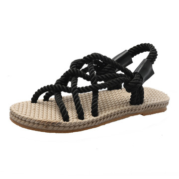 Wholesale Rope Sandals Summer Beach Sandals Girl′s Handmade Rope Sandals